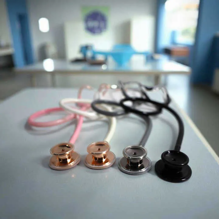 جودة عالية سماعة الطبيب القلب اليدوية الفولاذ . High Quality Manual Cardiology Stethoscope Stainless