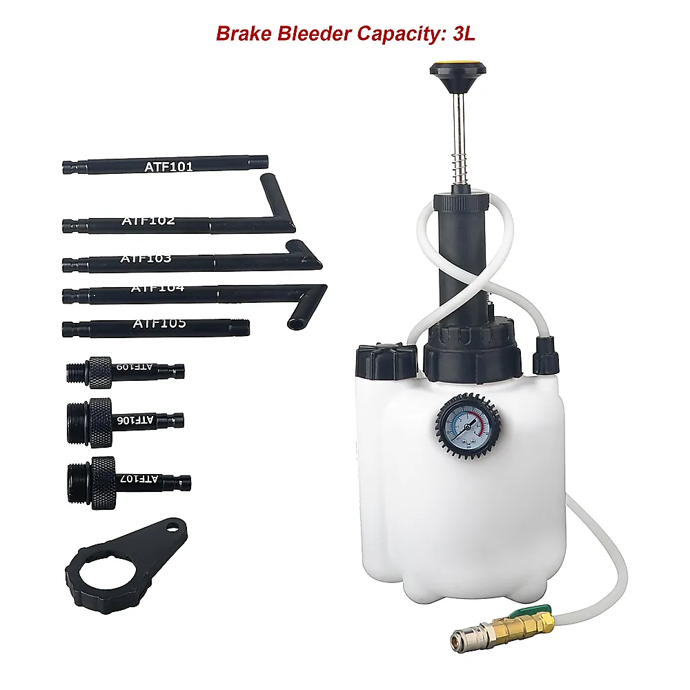 3L Transmission Oil Filling System | Fluid Pump | Manual Tool with 8pc ATF Adaptors