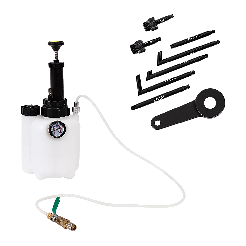 3L Transmission Oil Filling System | Fluid Pump | Manual Tool with 8pc ATF Adaptors