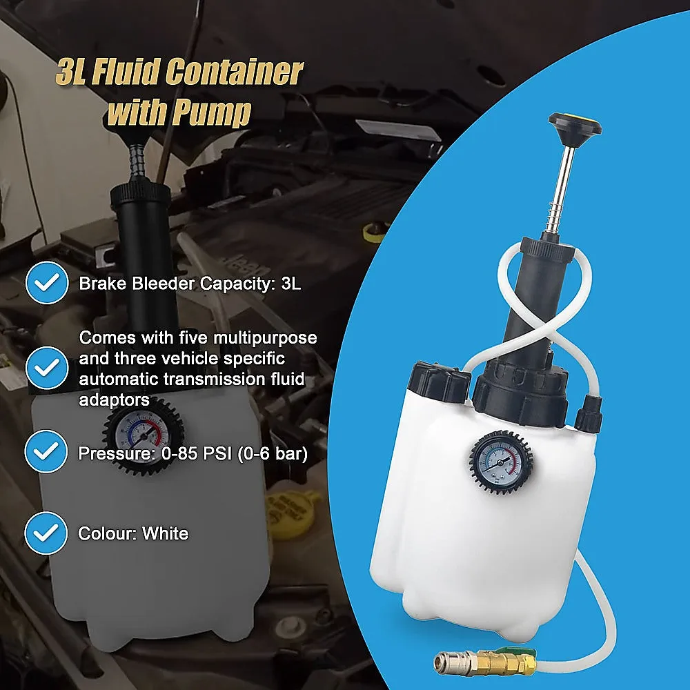3L Transmission Oil Filling System | Fluid Pump | Manual Tool with 8pc ATF Adaptors