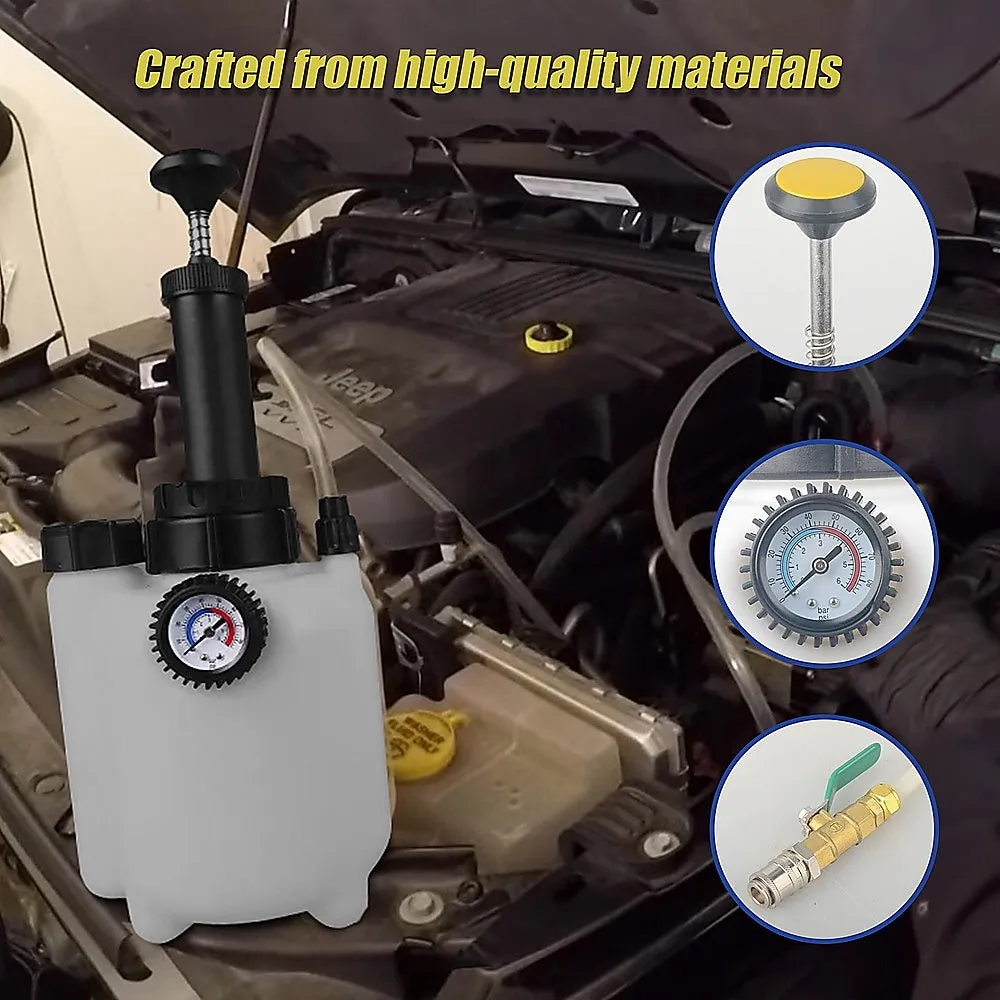 3L Transmission Oil Filling System | Fluid Pump | Manual Tool with 8pc ATF Adaptors