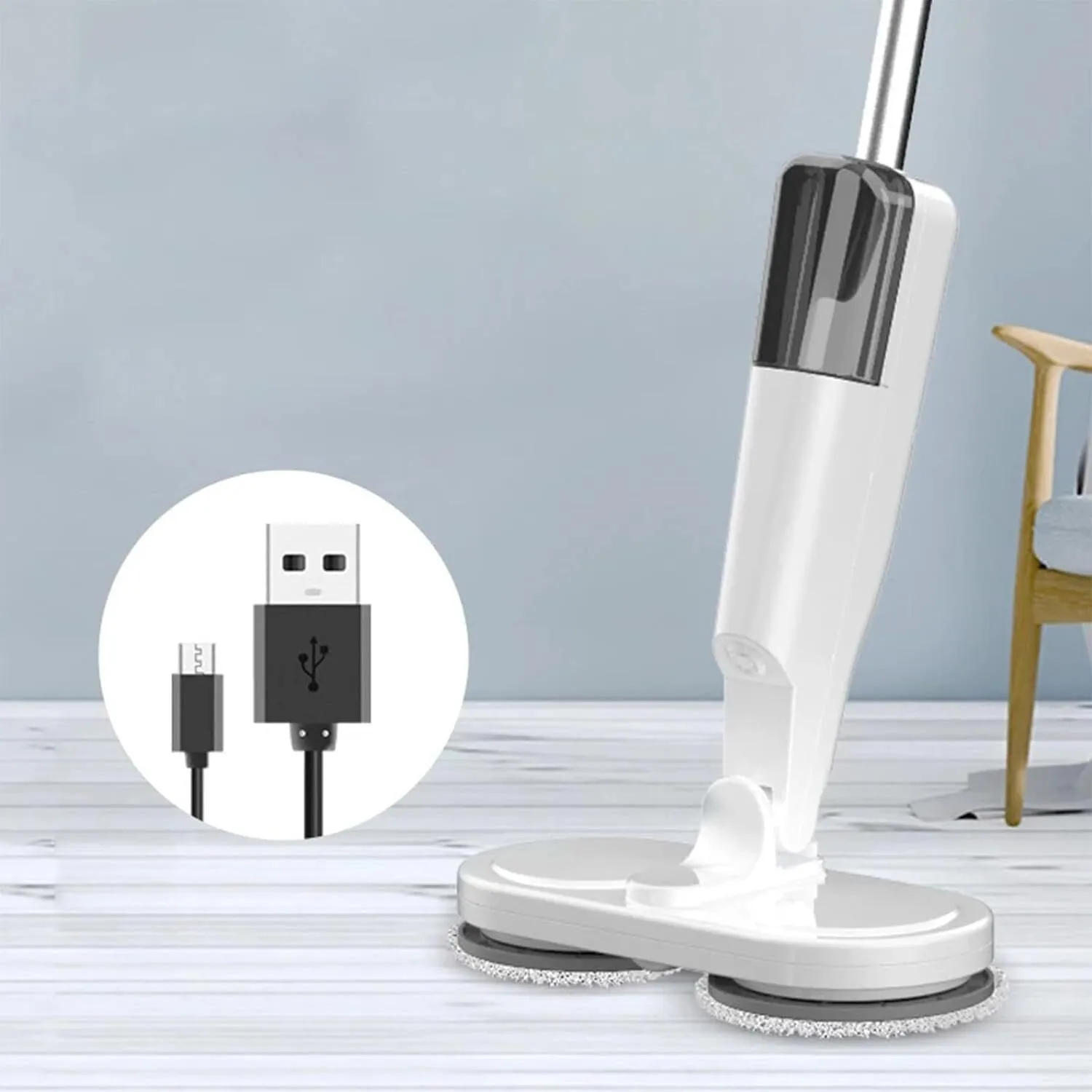 5-In-1 Cordless Electric Mop | Floor Cleaner | Polisher & Scrubber | Multi-Surface Cleaning