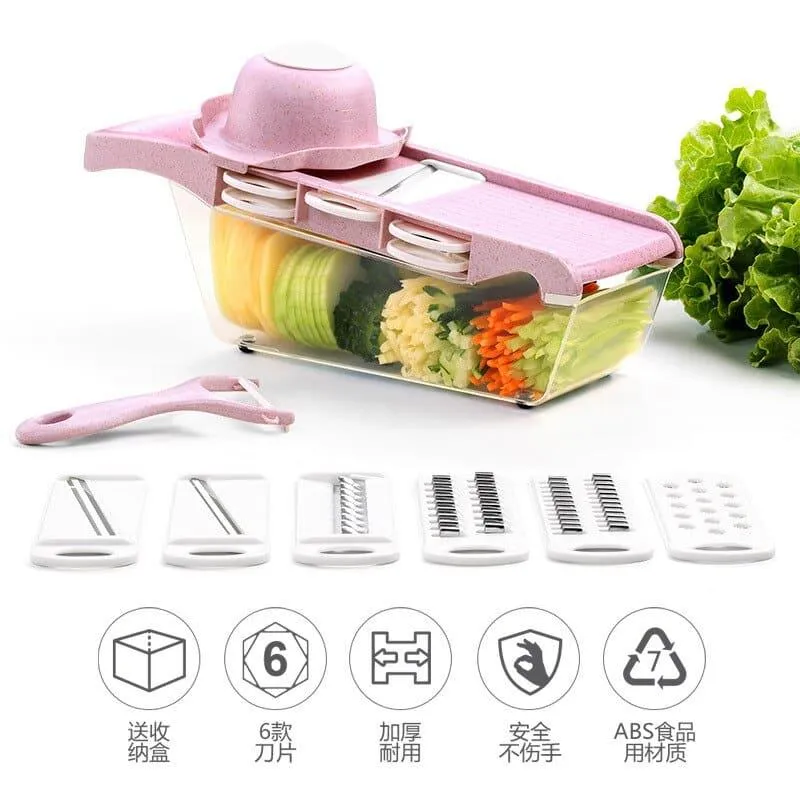 6 in 1 Kitchen Multifunction Vegetable Cutter Set