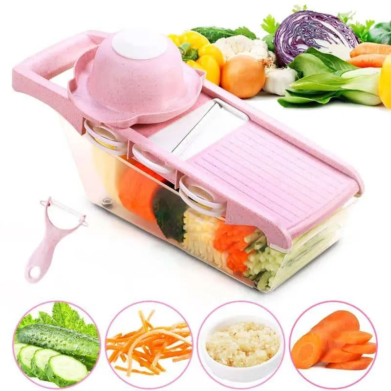 6 in 1 Kitchen Multifunction Vegetable Cutter Set