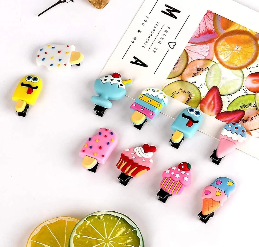 Babymoon Fusion Ice Cream 20pcs Hairclips Hair Accessories Set | Cartoon-Icecream