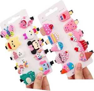 Babymoon Fusion Ice Cream 20pcs Hairclips Hair Accessories Set | Cartoon-Icecream