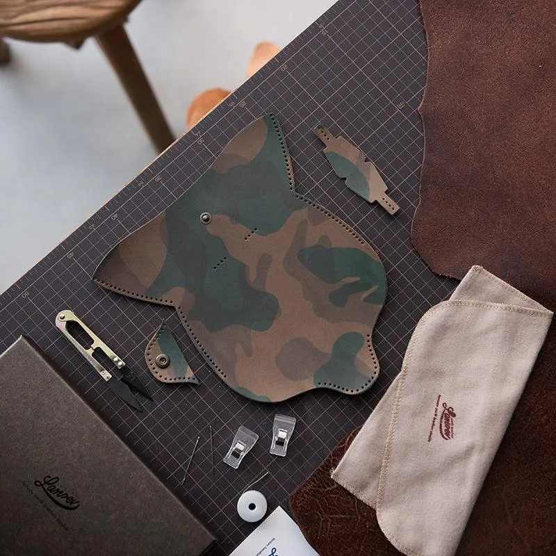 Fog Wax Leather Glasses Case Manual Sewing