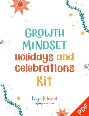 Growth Mindset Holidays & Celebrations Kit PDF- Professional License