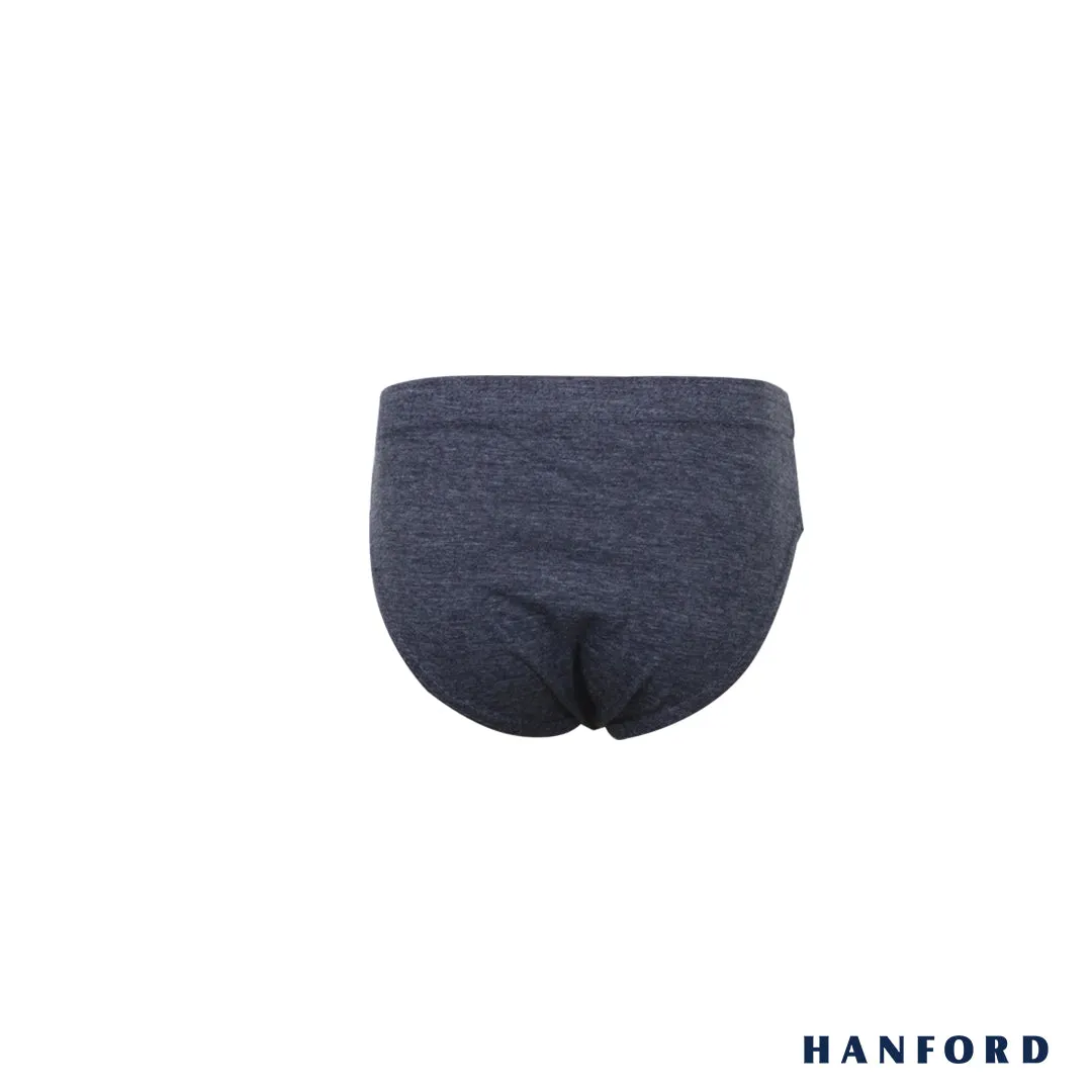 Hanford Kids/Teens Regular Cotton Briefs Inside Garter Arken - 2 Plain Color/1 Stripe (3in1 Pack)