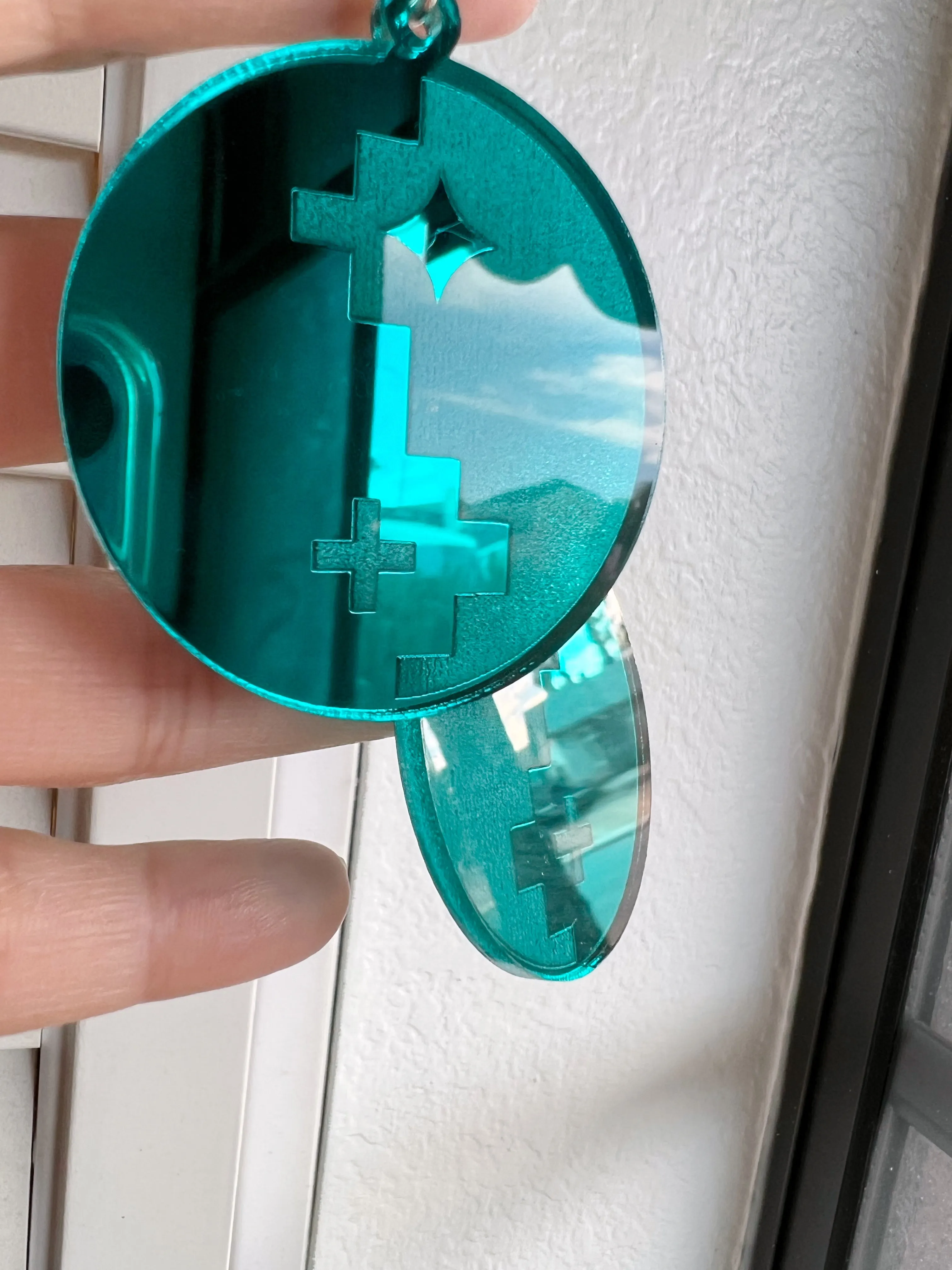 Hózhó earrings in Teal