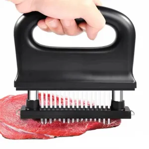 Meat Tenderizer with 48 Stainless Steel Blades